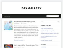Tablet Screenshot of daxgallery.com